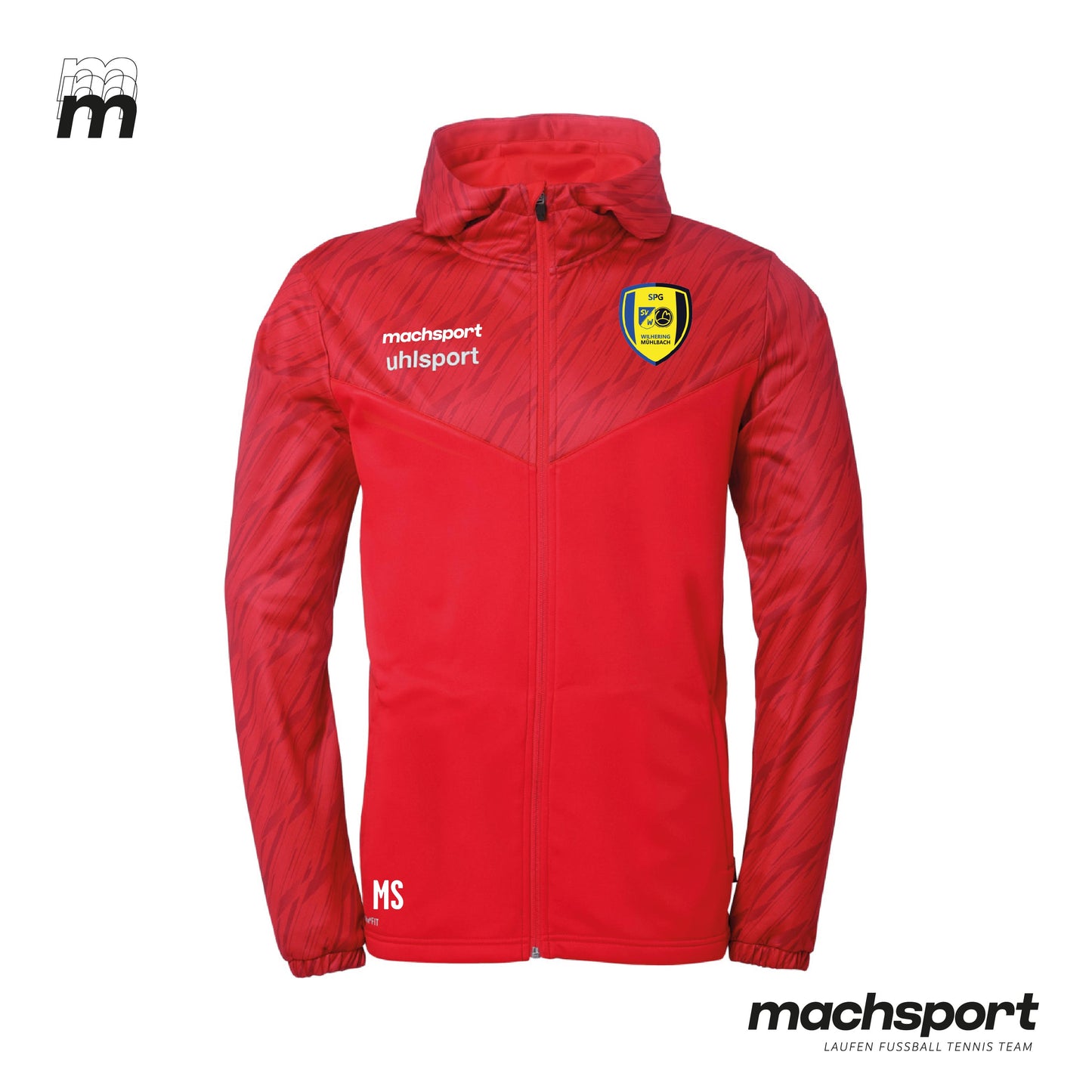 SPG Wilhering/Mühlbach NW Trainingsjacke mit Kapuze Vorderansicht