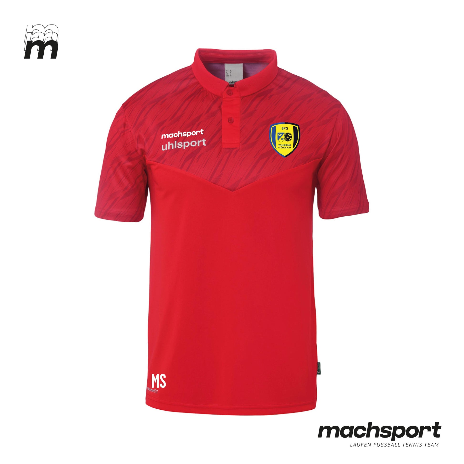 SPG Wilhering/Mühlbach NW TRainingspolo Vorderansicht – Bild 
