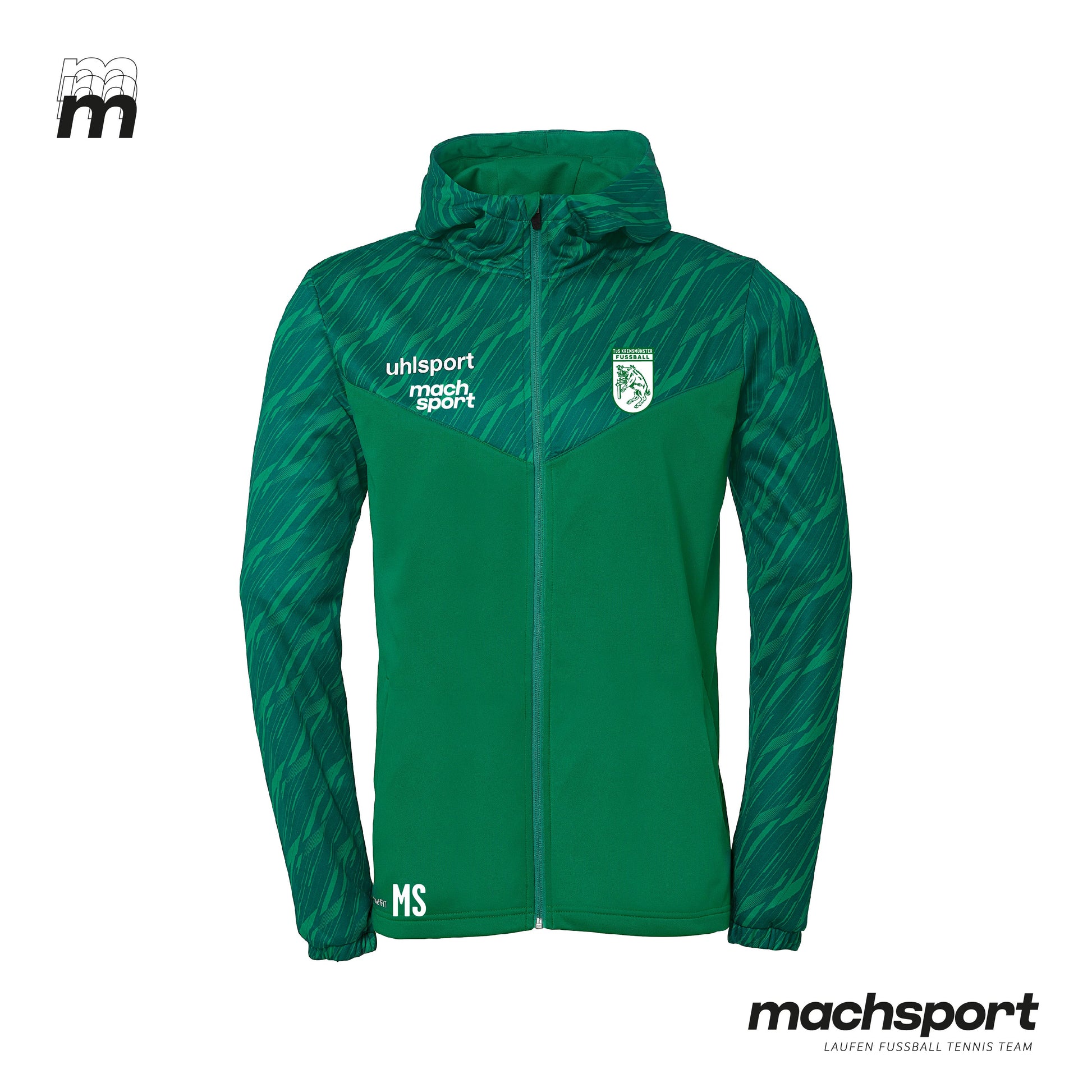 TuS Kremsmünster Trainingsjacke mit Kapuze - machsport – Bild 