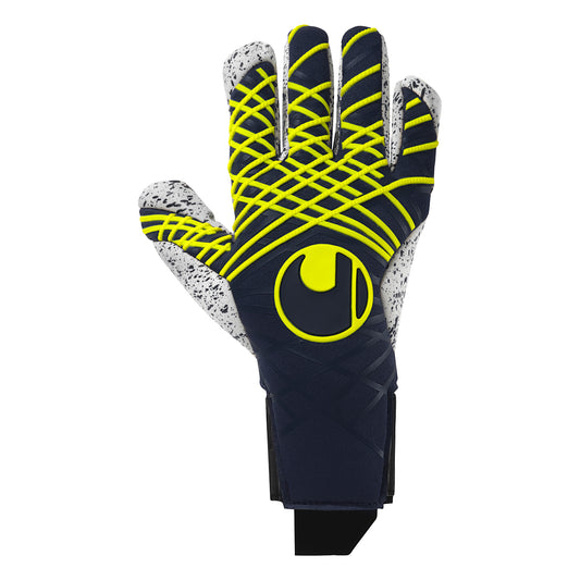 Uhlsport Torwarthandschuhe Prediction Supergrip + Finger Surround – blau / 9