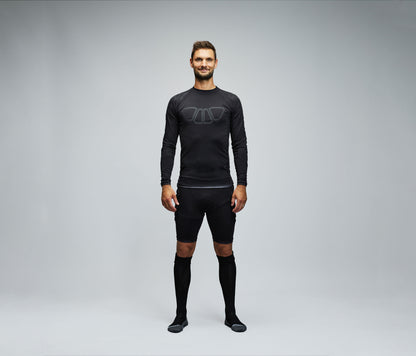 Uhlsport Herrenshirt Bionikframe Baselayer Black Edition - machsport