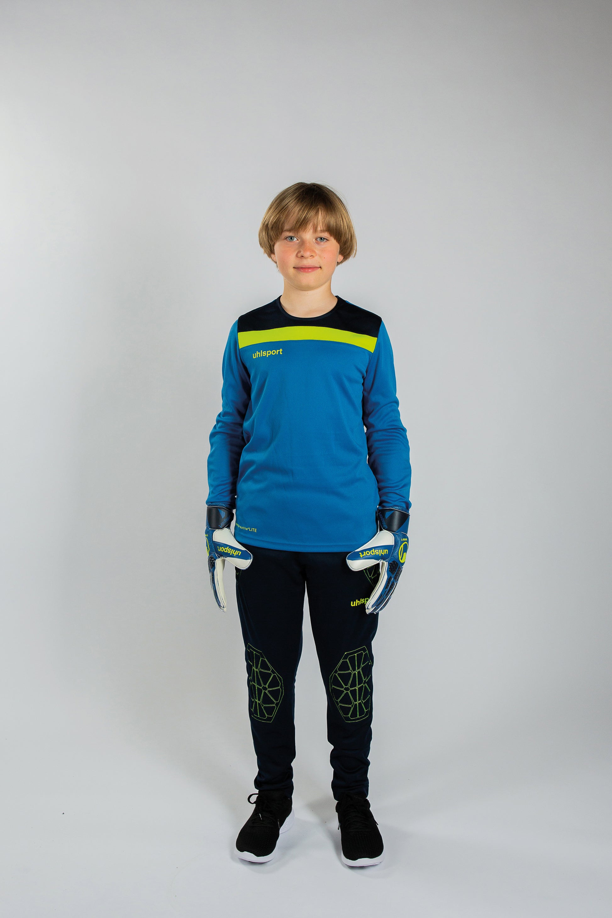 Uhlsport Tormannset Offense 23 Goalkeeper (Shirt + Hose) Set Junior - machsport – Bild 