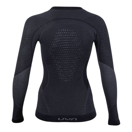 UYN Damenfunktionshemd Fusyon UW Shirt Long Sleeve – Rückansicht – schwarz / XS