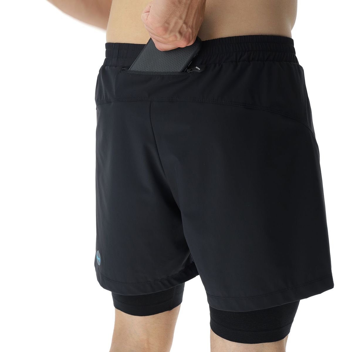 UYN Herrenlaufshort Exceleration OW Performance 2in1 Short - machsport