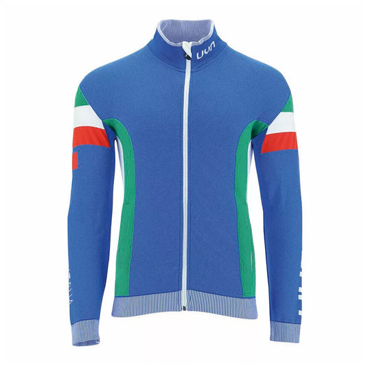 UYN Herrensweater Natyon Italy Second Layer Full Zip – blau / M