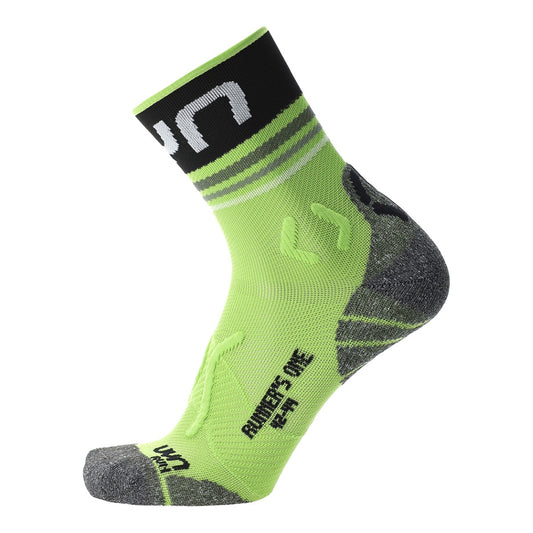 UYN Herrenlaufsocken Runner´s One Shorts Socks – gelb / 39-41