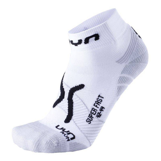 UYN Laufsocken weiß Man Run Super Fast Socks – weiß / 42-44
