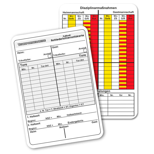 V3Tec Spielnotizkarten 20er Set - machsport – Bild 