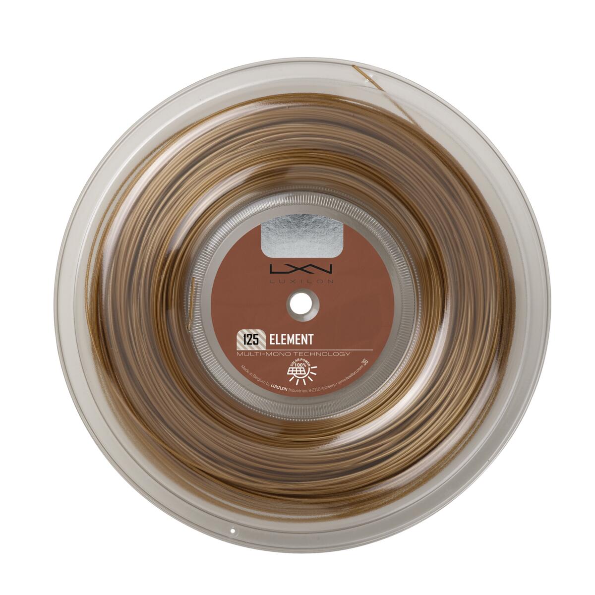 Luxilon Tennissatiten Element, 1,25 mm, 200 Meter - machsport – Bild 
