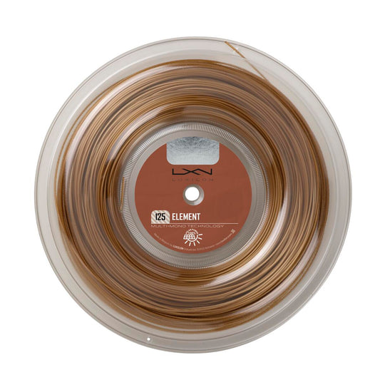 Luxilon Tennissatiten Element, 1,25 mm, 200 Meter – hautfarben / ONE SIZE