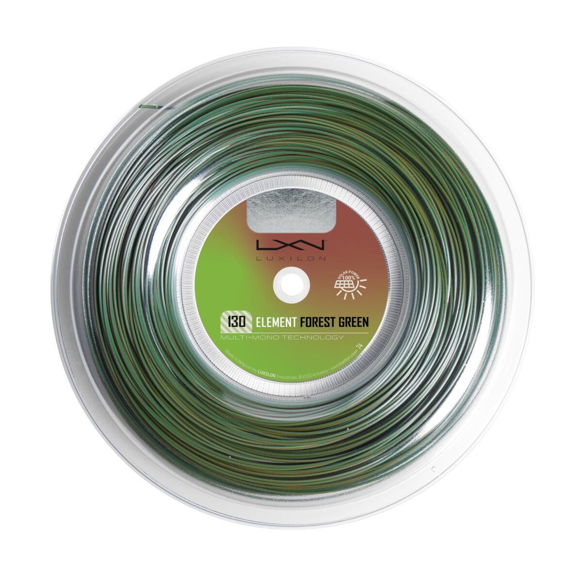 Wilson Tennissaiten Element Forest Green, 1,30 mm, 200 Meter - machsport