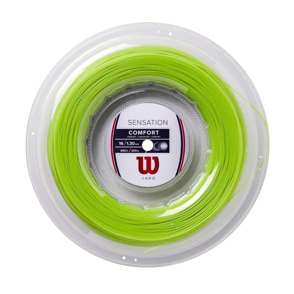 Wilson Tennissaiten Sensation 16 Reel, 1,30 mm, 200 Meter - machsport – Bild 