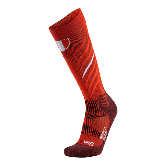 UYN Skisocken Natyon 2.0 Austria Socks – rot / 45-47