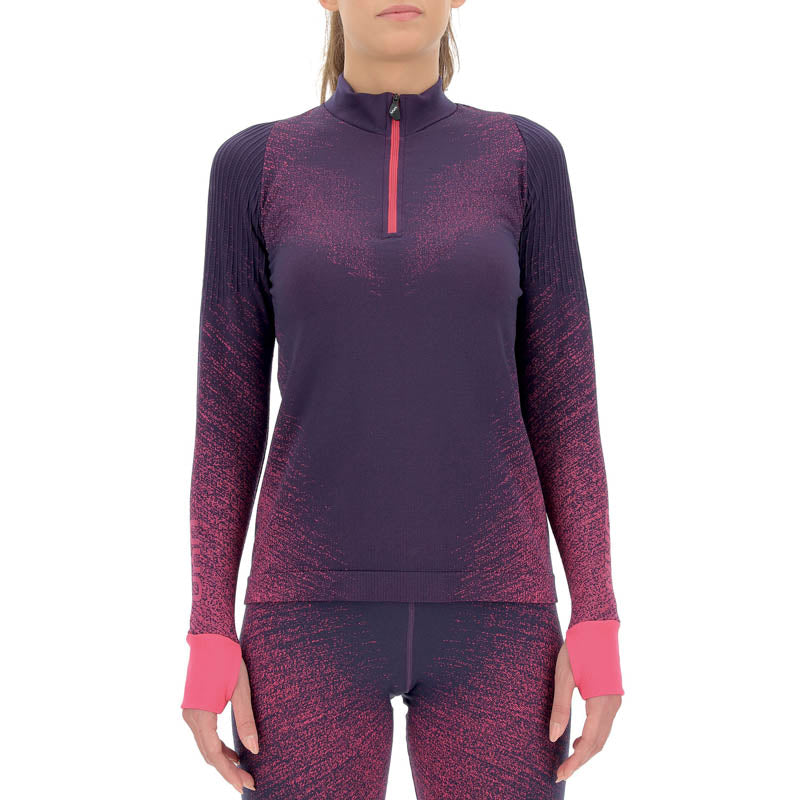 UYN Lady Running Exceleration Shirt Long Sl.Zip Up