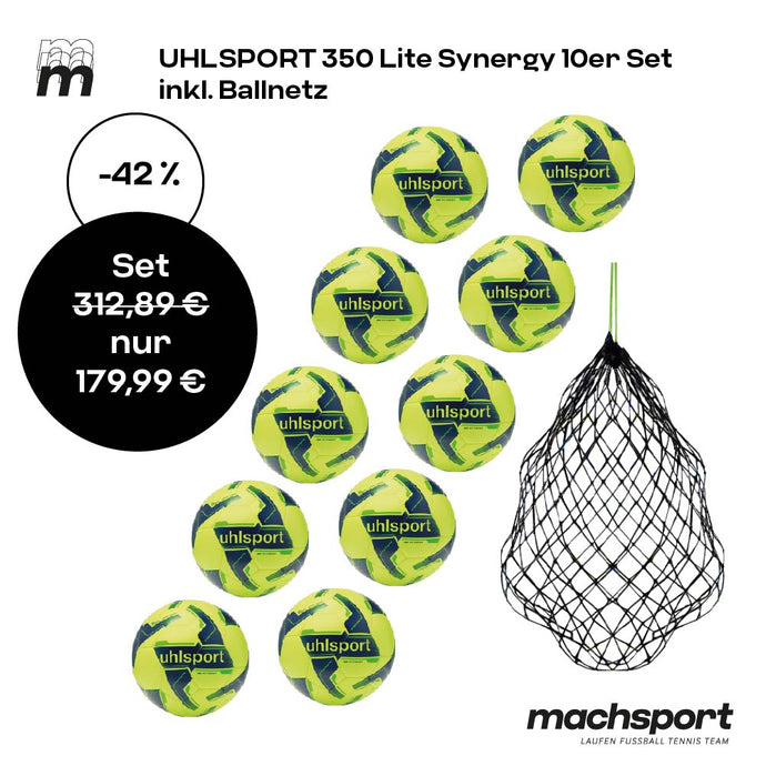 Uhlsport 350 Lite Synergy 10er-Set inkl. Ballnetz
