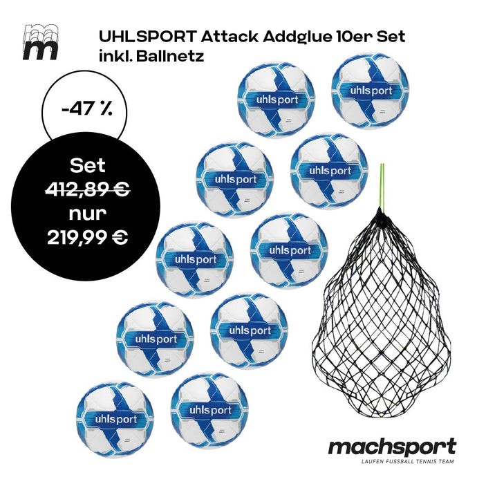 Uhlsport Attack Addglue 10er-Set inkl. Ballnetz
