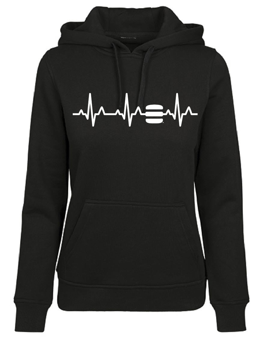 BURGERISTA Heartbeat Hoodie Damen - machsport