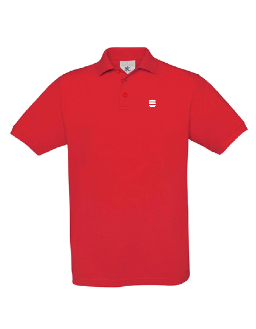 BURGERISTA Poloshirt Classic Herren/Damen rot - machsport