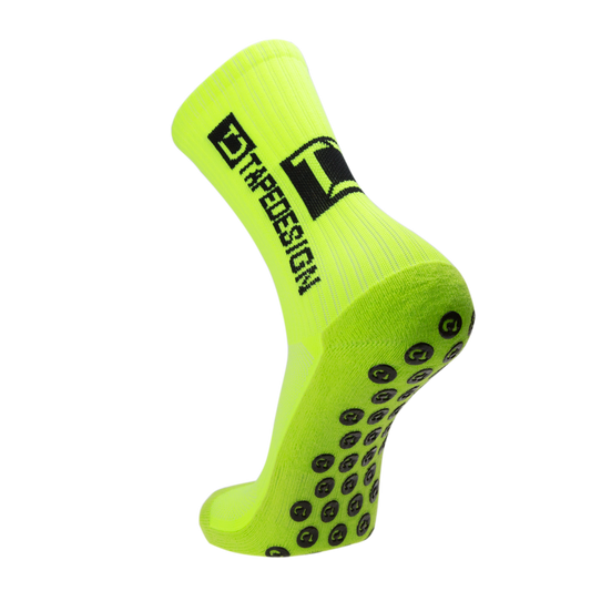 Tapedesign Socken hellgrün – gelb