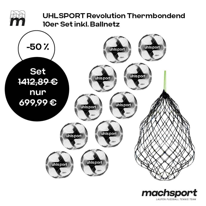 Uhlsport Revolution Thermbonded 10er-Set inkl. Ballnetz