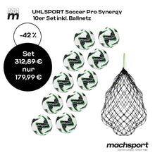 Lade das Bild in den Galerie-Viewer, Uhlsport Soccer Pro Synergy 10er-Set inkl. Ballnetz
