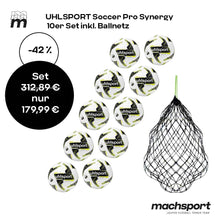 Lade das Bild in den Galerie-Viewer, Uhlsport Soccer Pro Synergy 10er-Set inkl. Ballnetz
